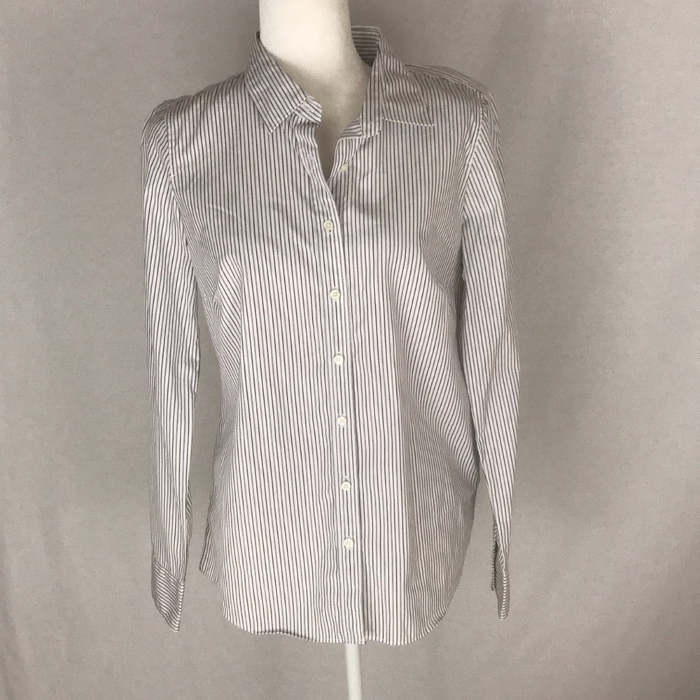 Haberdashery J Crew Pinstripe Shirt Size Medium NWT